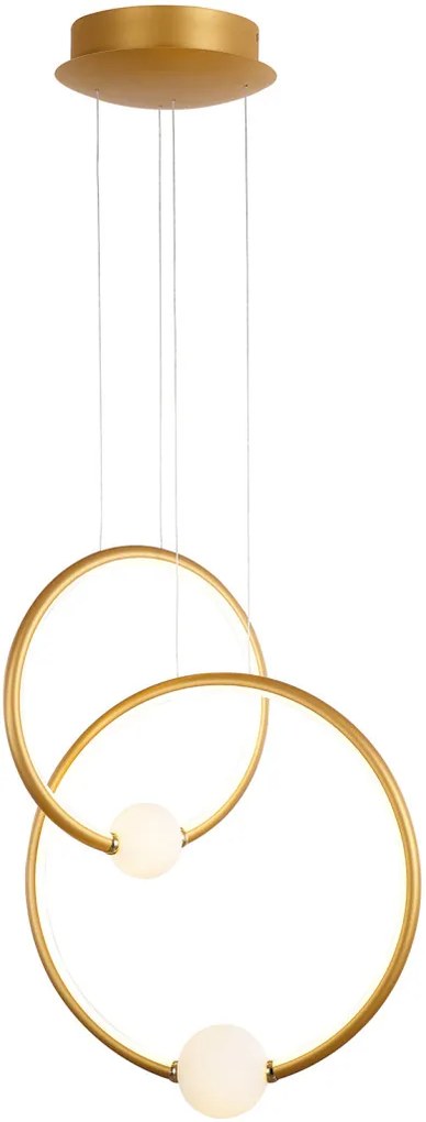 ITALUX PND-20112035-2BGD LOZANNA Modern Led Függesztett Lámpa Antik Bronz, Fehér LED IP20