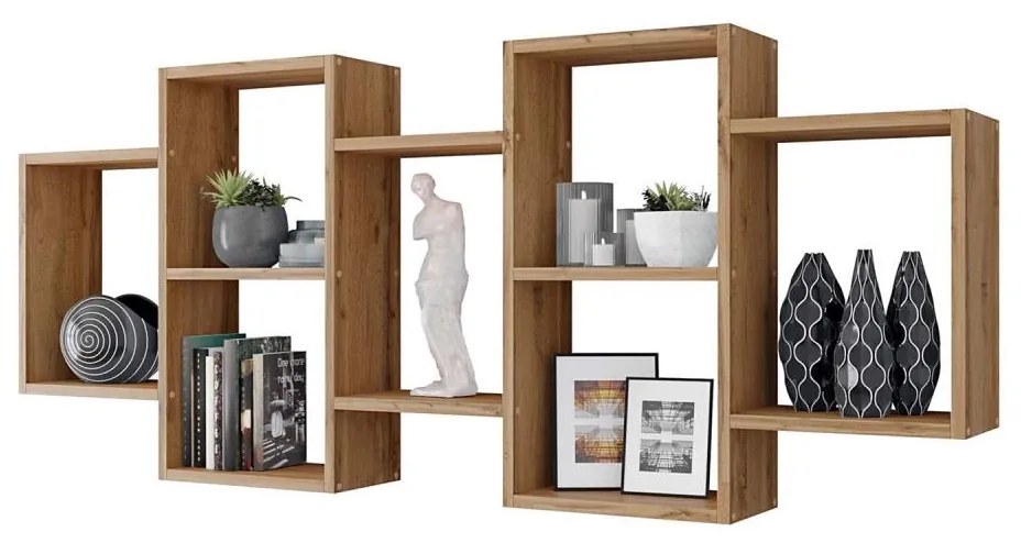 Fali polc TRIO 65x161 cm wotan tölgy