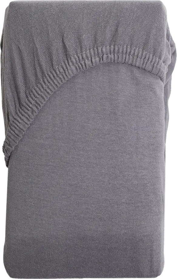 Claire jersey lepedő szürke 180x200 cm Homla