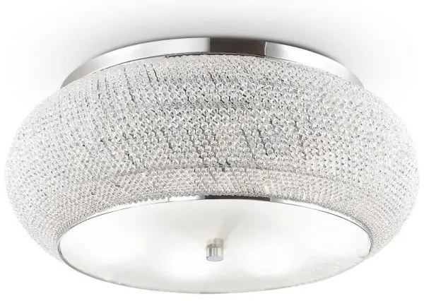 Ideal Lux - Kristály mennyezeti lámpa PASHA 14xE14/40W/230V átm. 65 króm