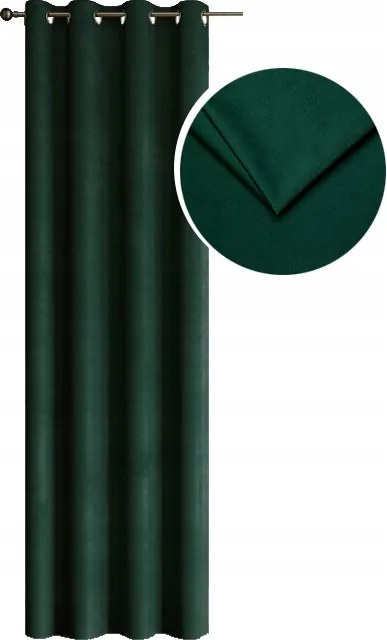 Velúr függöny sima átvezető 250x140 színek