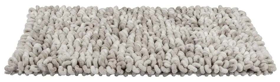 Szürkésbézs textil fürdőszobai kilépő 60x90 cm Lerici – Wenko