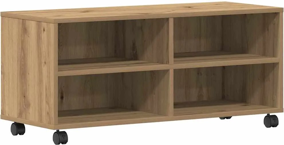 vidaXL TV szekrény Barna 90 x 35 x 40.5 cm Faanyag