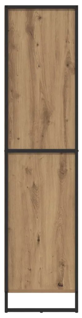 Széf fiókkal 2 pcs Művészi tölgy 81 x 36 x 150.5 cm Faanyag