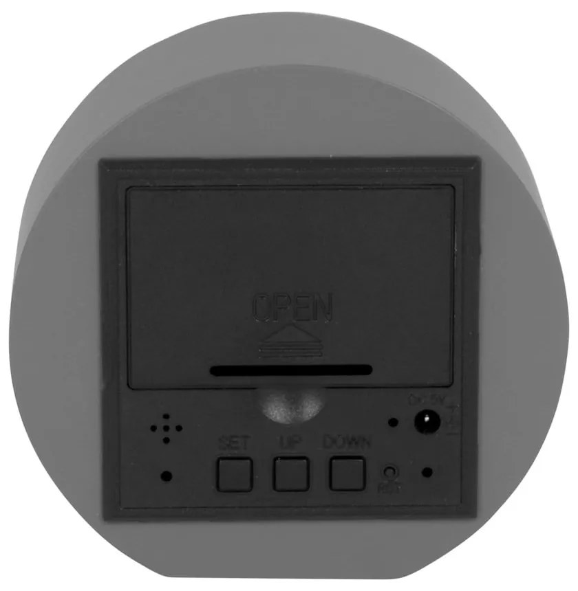 Digitális ébresztőóra ø 9 cm Spry Round – Karlsson