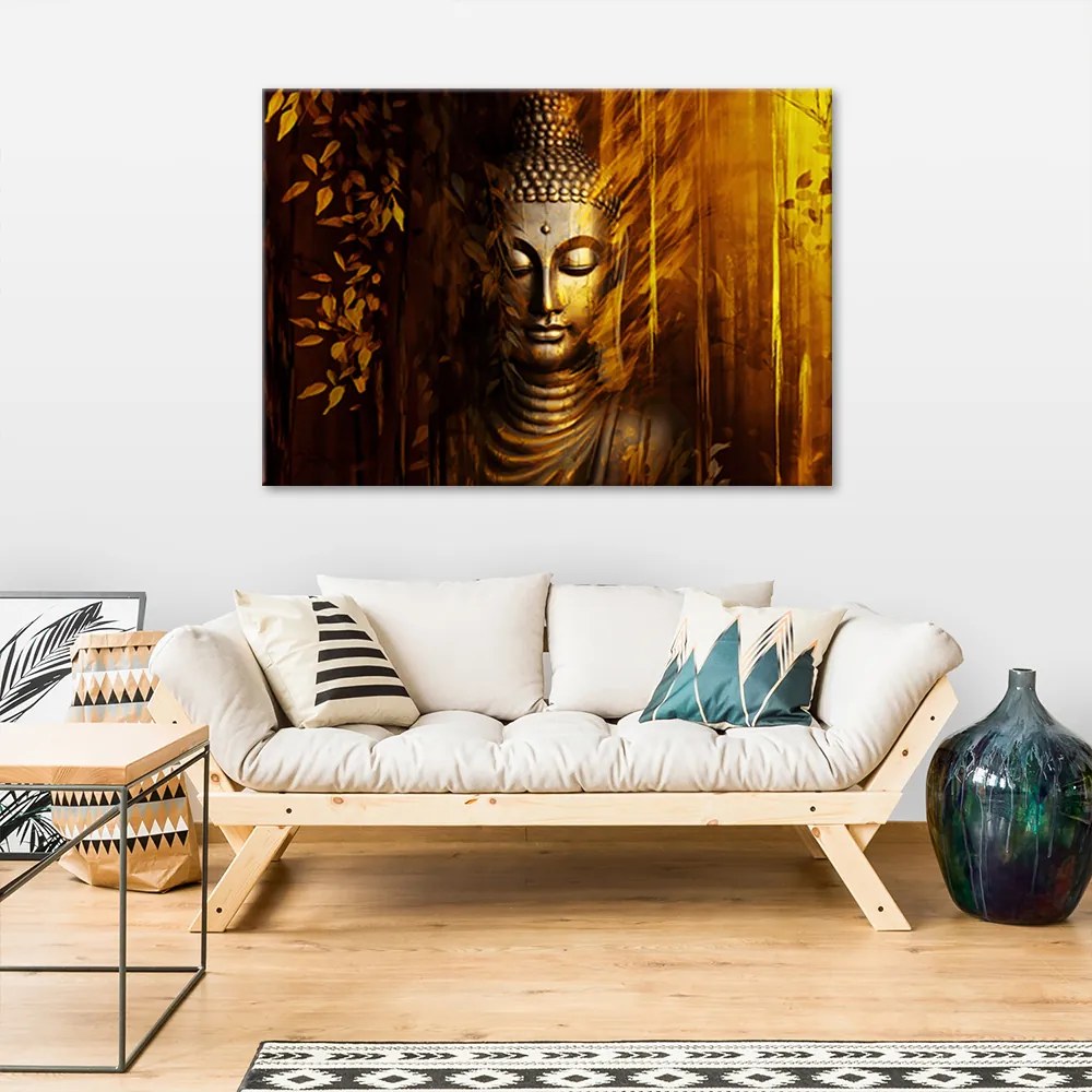 Gario Vászonkép Rejtett Arany Buddha Méret: 100 x 70 cm