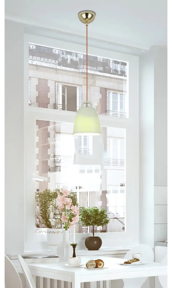 Zöld gyerek függőlámpa kerámia búrával Sewilla – Candellux Lighting