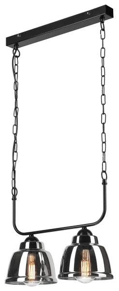 Csillár láncon MARIO 2xE27/60W/230V króm