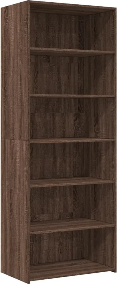vidaXL barna tölgy színű szerelt fa magasszekrény 70 x 41 x 185 cm