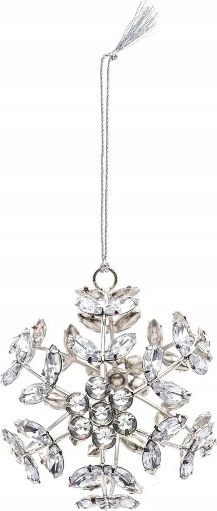 Karácsonyi hópehely medál 9x8,5x8,5cm 125211 Art-pol