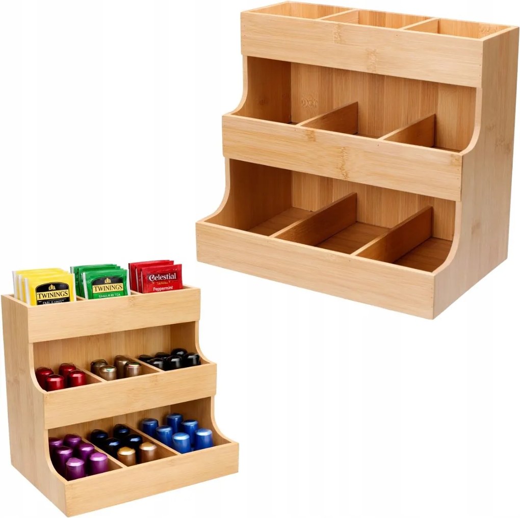 Bambusz Fűszertartó Tea Kapszula A Konyhába