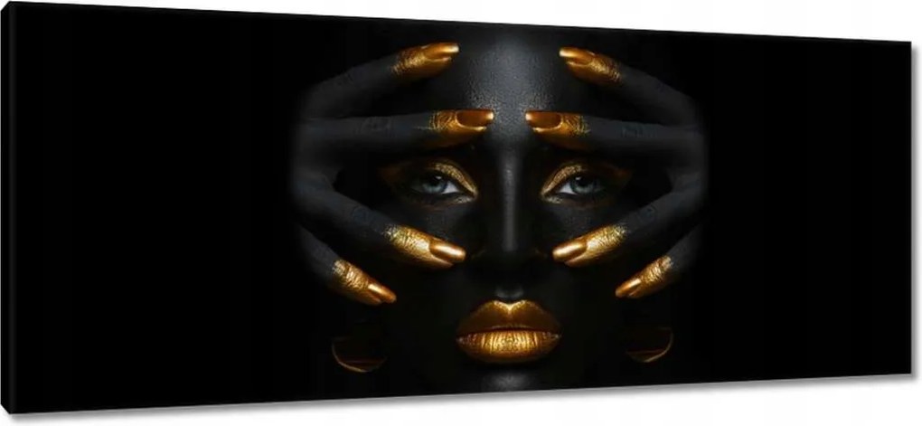 Festmények 100x40 Arany tekintet