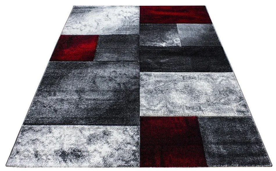 Borvörös-szürke szőnyeg 80x150 cm Hawaii – Ayyildiz Carpets