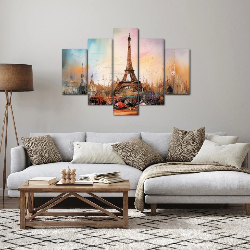 Kép - Az Eiffel-torony festménye (150x105 cm)