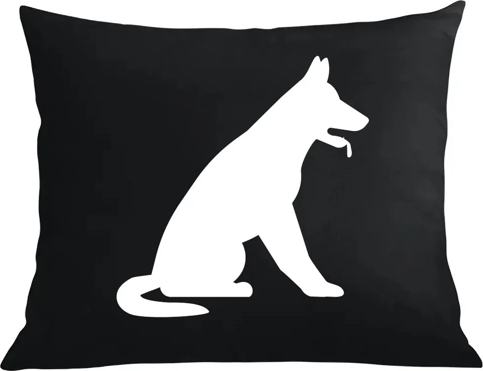 Párna párnahuzat nyomott mintás Német juhászkutya