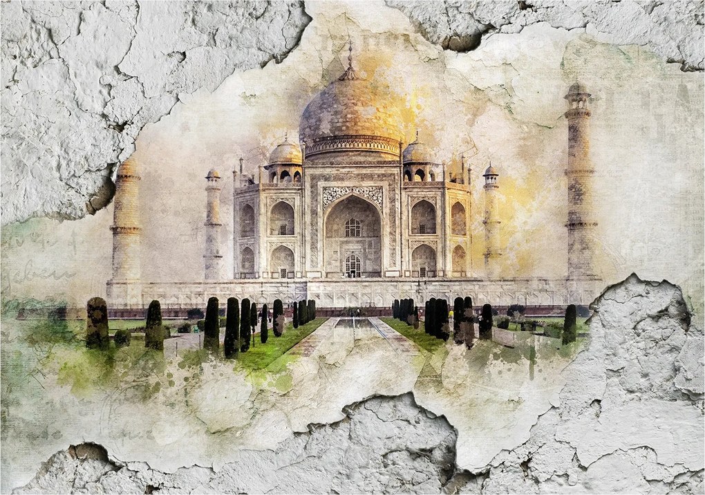 Fotótapéta Taj Mahal Indiai álom a régi márványon 312x219 +ragasztó