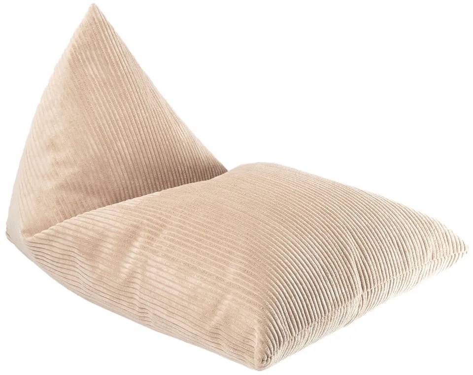 Világosbarna kordbársony gyerek babzsákfotel Big Lounger – Wigiwama