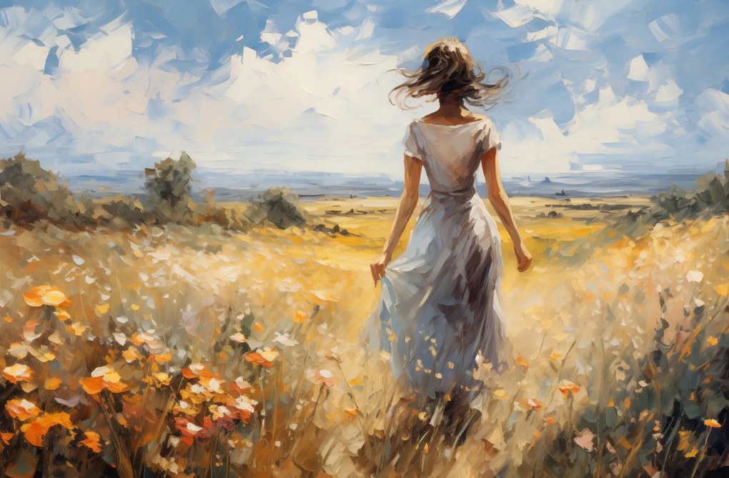 Poszter 91,5x60cm Nyári szél