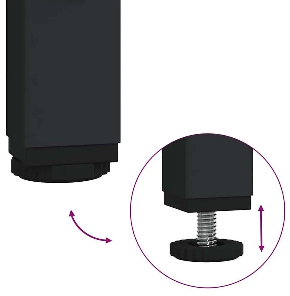 vidaXL füstölt tölgy fürdőszoba fali szekrény tükörrel 60x21x60 cm