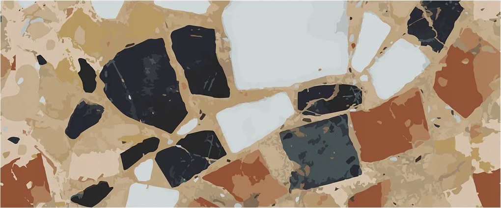 Flizelin tapéta 3D ragasztóval Fali Rusztikus kövek 250x104 Ragasztó