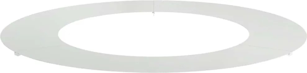 vidaXL Alkalmas lapos fa gyűrűhöz Ezüst Ø50 / 80 cm Horganyzott acél