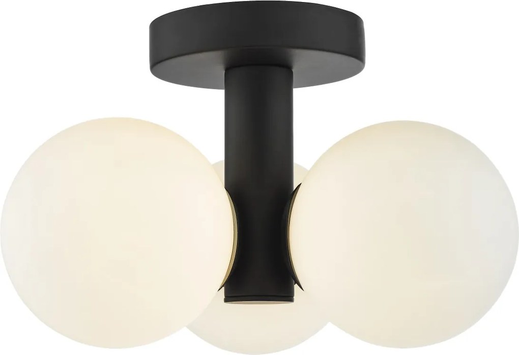 Dar Lighting modern mennyezeti lámpa blake matt fekete darbla5322