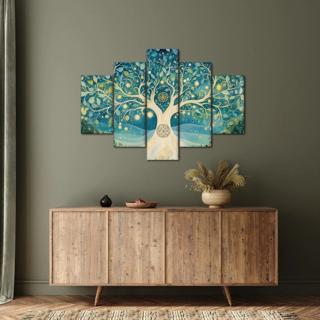 Kép – Mágikus fa spirálokkal (150x105 cm)