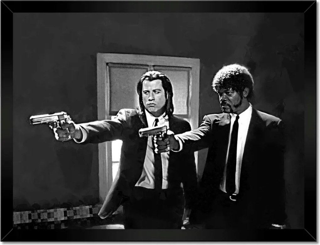 Poszterek keretben 40x30 Samuel Jackson és Travolta