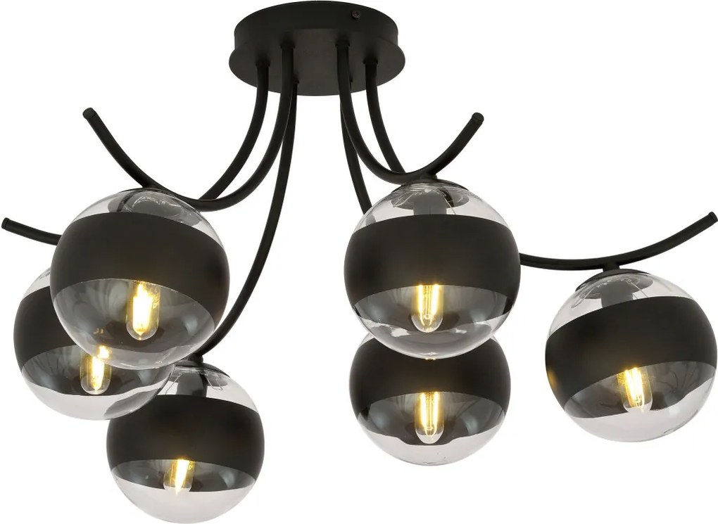 Emibig BOSTON 1111/6 Plafonlámpa 6x40W/E14 IP20