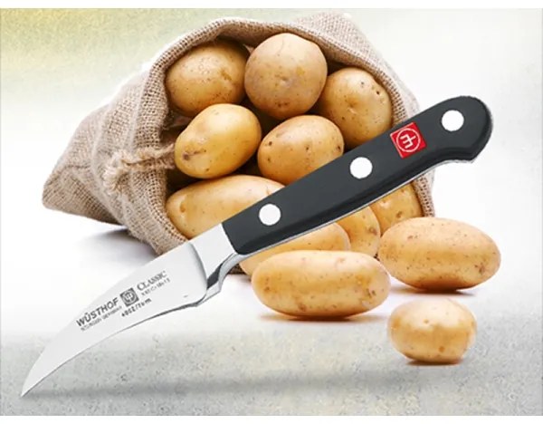 Wüsthof - Konyhai hámozókés CLASSIC 7 cm fekete