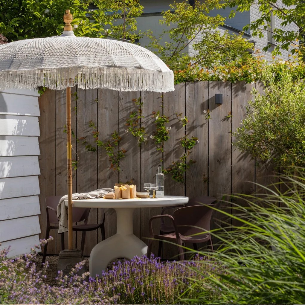 Luno kerti kerek asztal