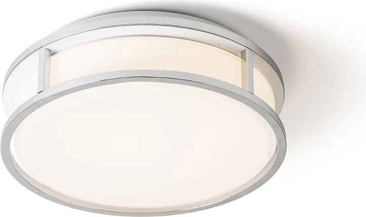 RENDL GRANDE LED 25 stropní opálové sklo/chrom 230V LED 12W IP44 3000K