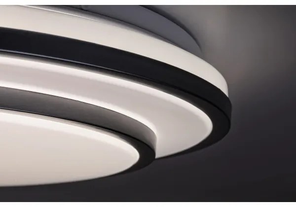 Rabalux 2131 - LED fényerőszabályozható mennyezeti lámpa LUPITA LED/40W/230V ezüstszínű +távirányító