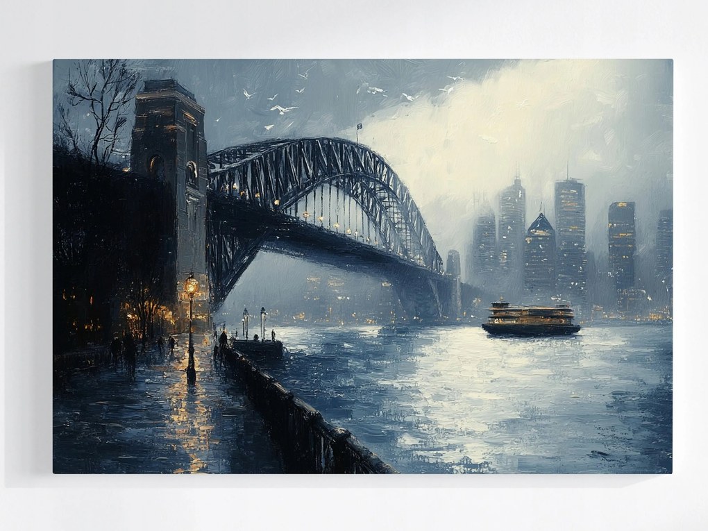 Poszter Város Sydney Ausztrália Híd Harbour Bridge 60x40