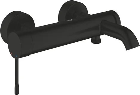 Grohe Essence kádtöltő csaptelep zuhanyszett nélkül 150 mm matt fekete 336242431