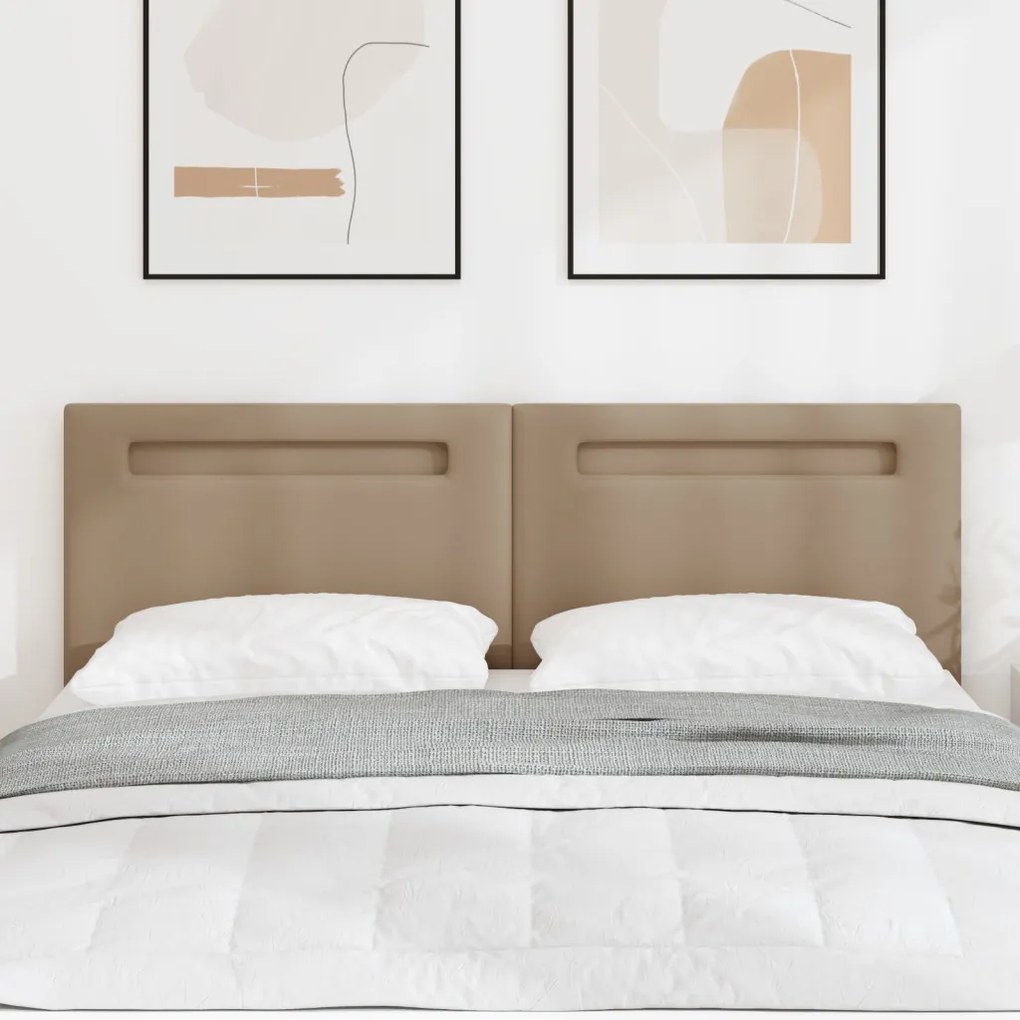 Fejtámla Egyszerű Design Kávébarna 140 cm Műbőr