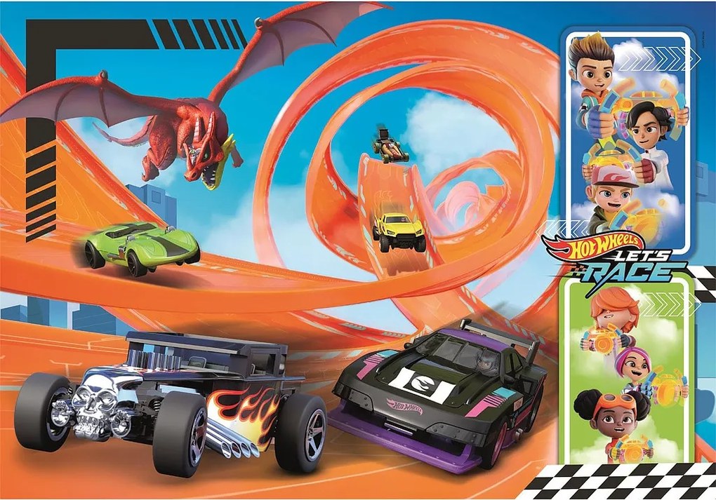 Hot Wheels Citizens 104 db-os puzzle Clementoni