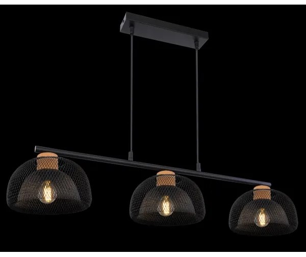 Globo 15393-3 - Csillár zsinóron VITIANO 3xE14/40W/230V