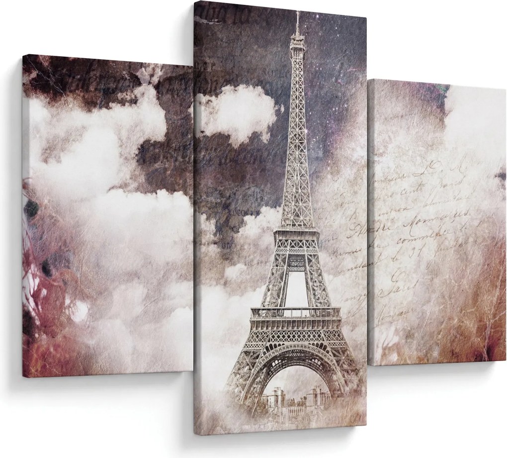 Kép - Eiffel-torony, Párizs, Franciaország (90x60 cm)