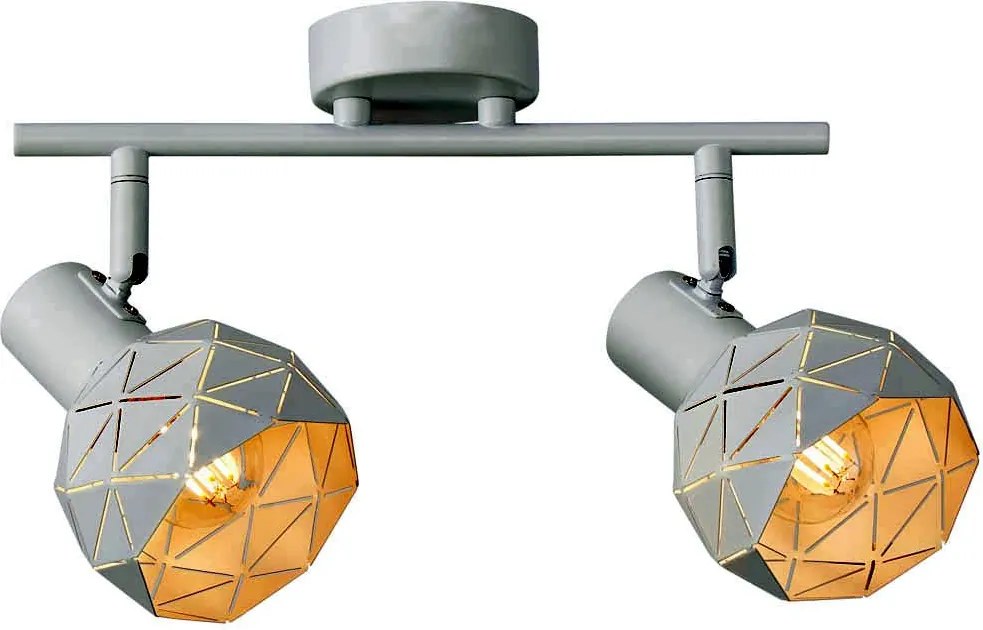 Italux modern skandináv spot lámpa harley fehér itxspl-3480-2-w