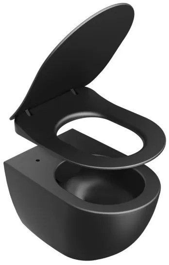 Ravak X01795 - WC-ülőke SoftClose CHROME fekete
