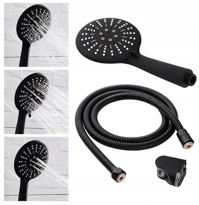 Kézi zuhany Rea black mat