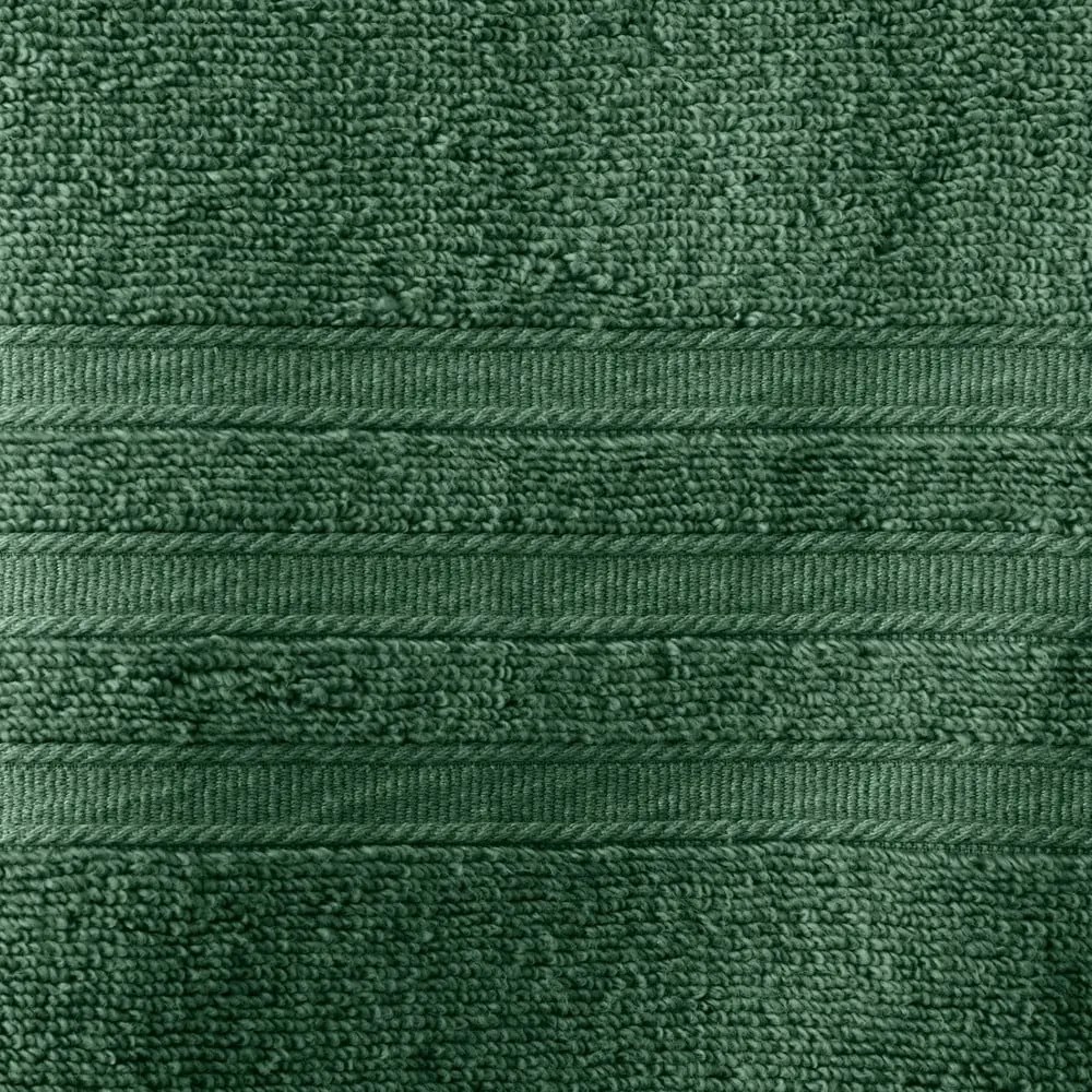 Sötétzöld frottír pamut fürdőlepedő 90x140 cm Zero Twist – Catherine Lansfield