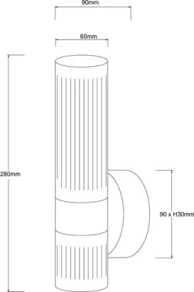 LED fali lámpa AMBIENTE LED/6W/230V 3000/4000/6000K arany