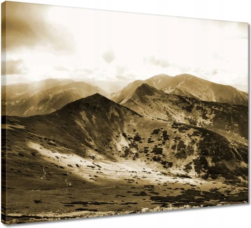 Vászonkép 50x40 Tátra Lengyel hegyek Kilátás