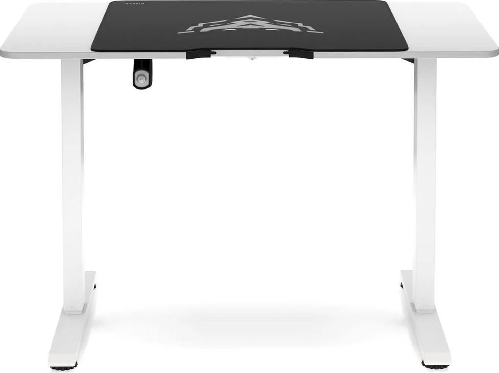 Magasságban állítható íróasztal 110 cm fehér: Diablo X-Tensio 1100