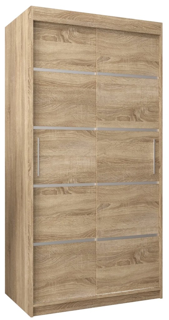 Ruhásszekrény 100 cm Verika 1 100 (szonoma tölgy). 1063683