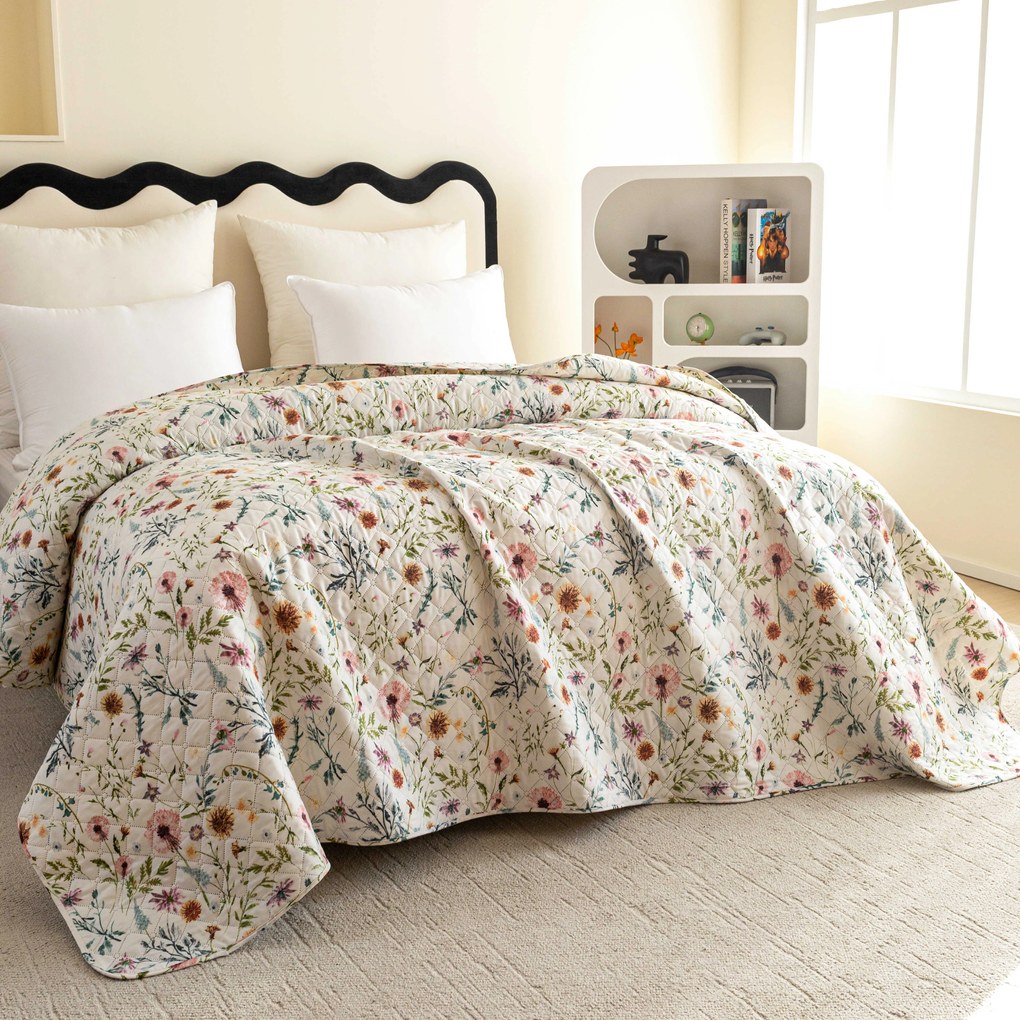 HERBALIS krémszínű ágytakaró Méret: 220 x 240 cm