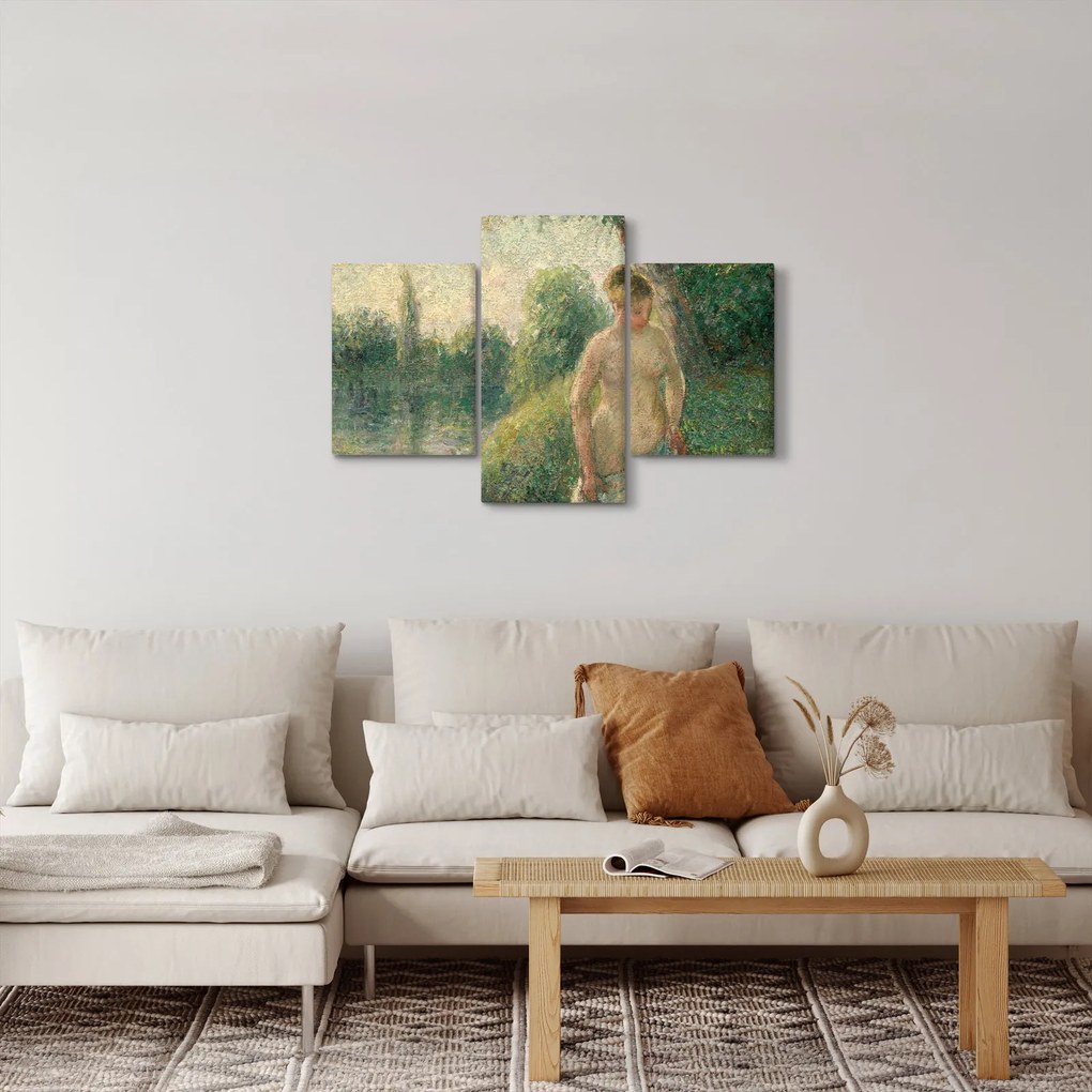 Kép - Camille Pissarro, The Bather, reprodukciók (90x60 cm)