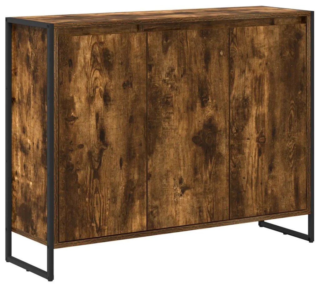 Oldalsó szekrény Füstös tölgy 96,5 x 30 x 75 cm Faanyag